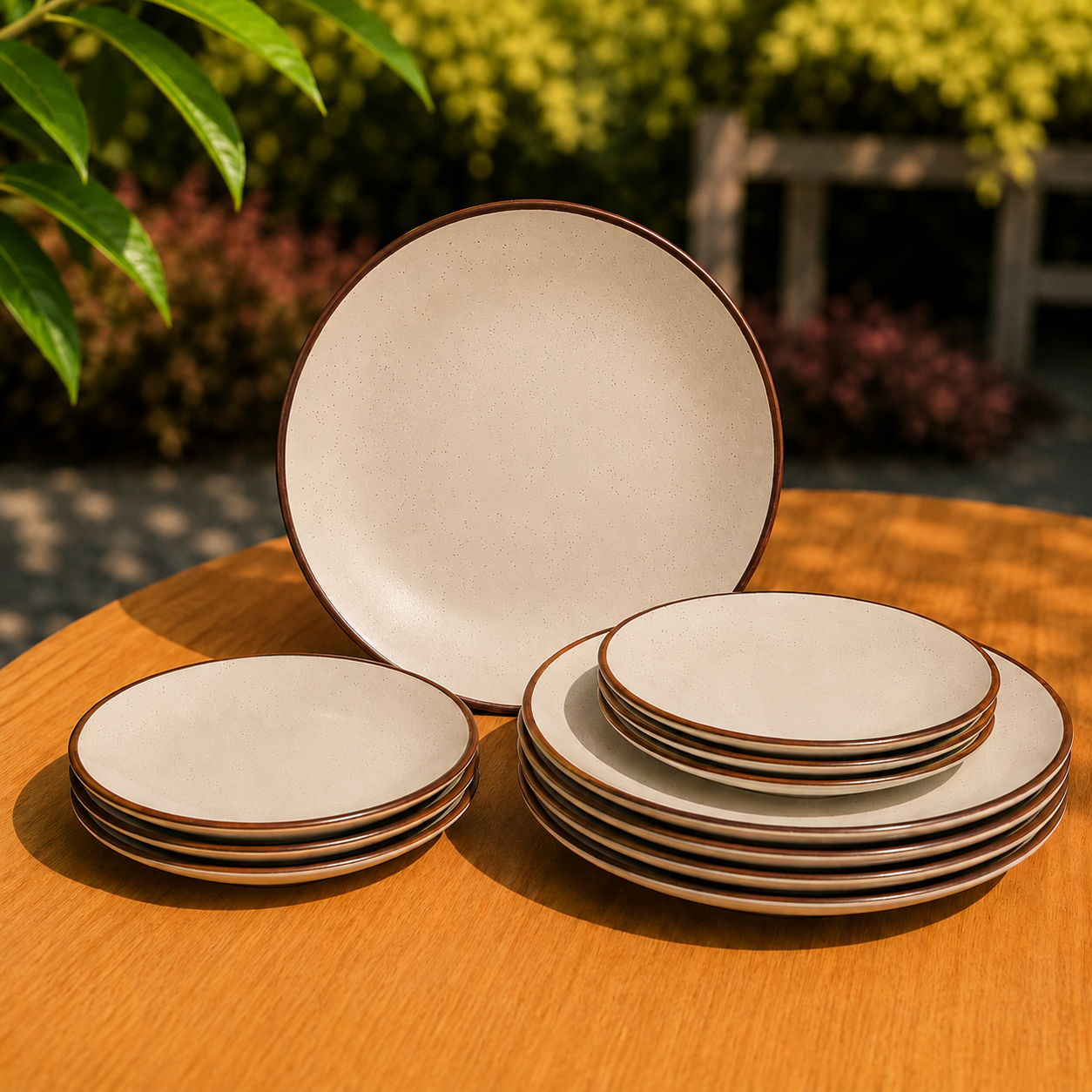 Crema Dinner & Quarter Plates
