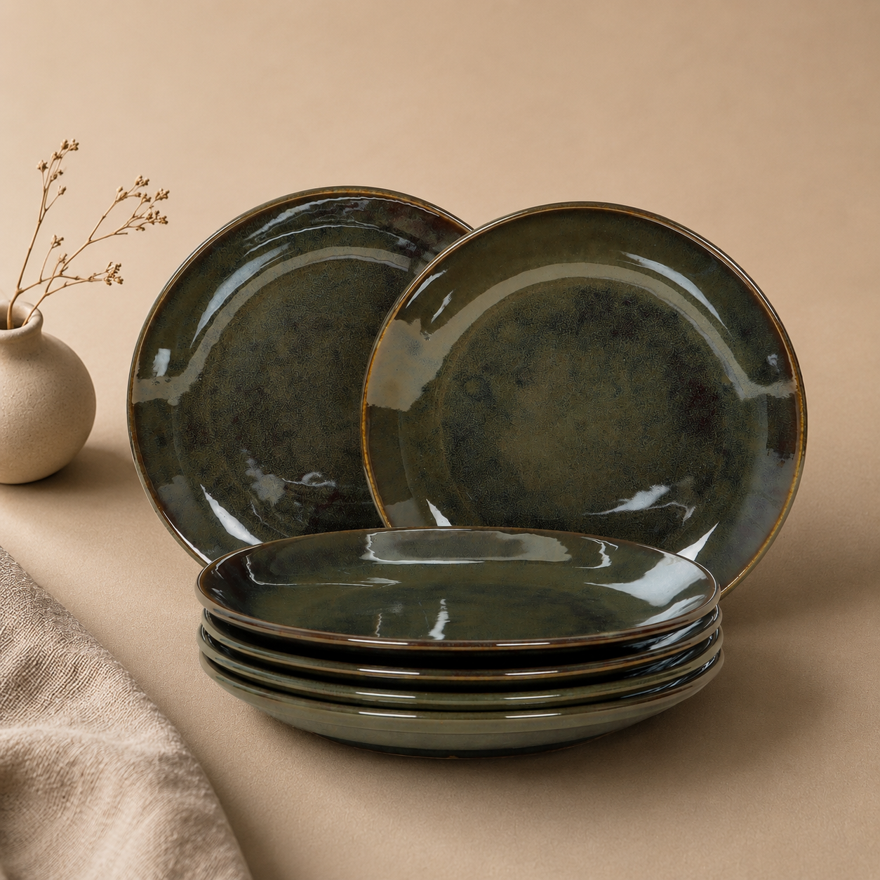 The Verdant Atelier™ Dinner Plates