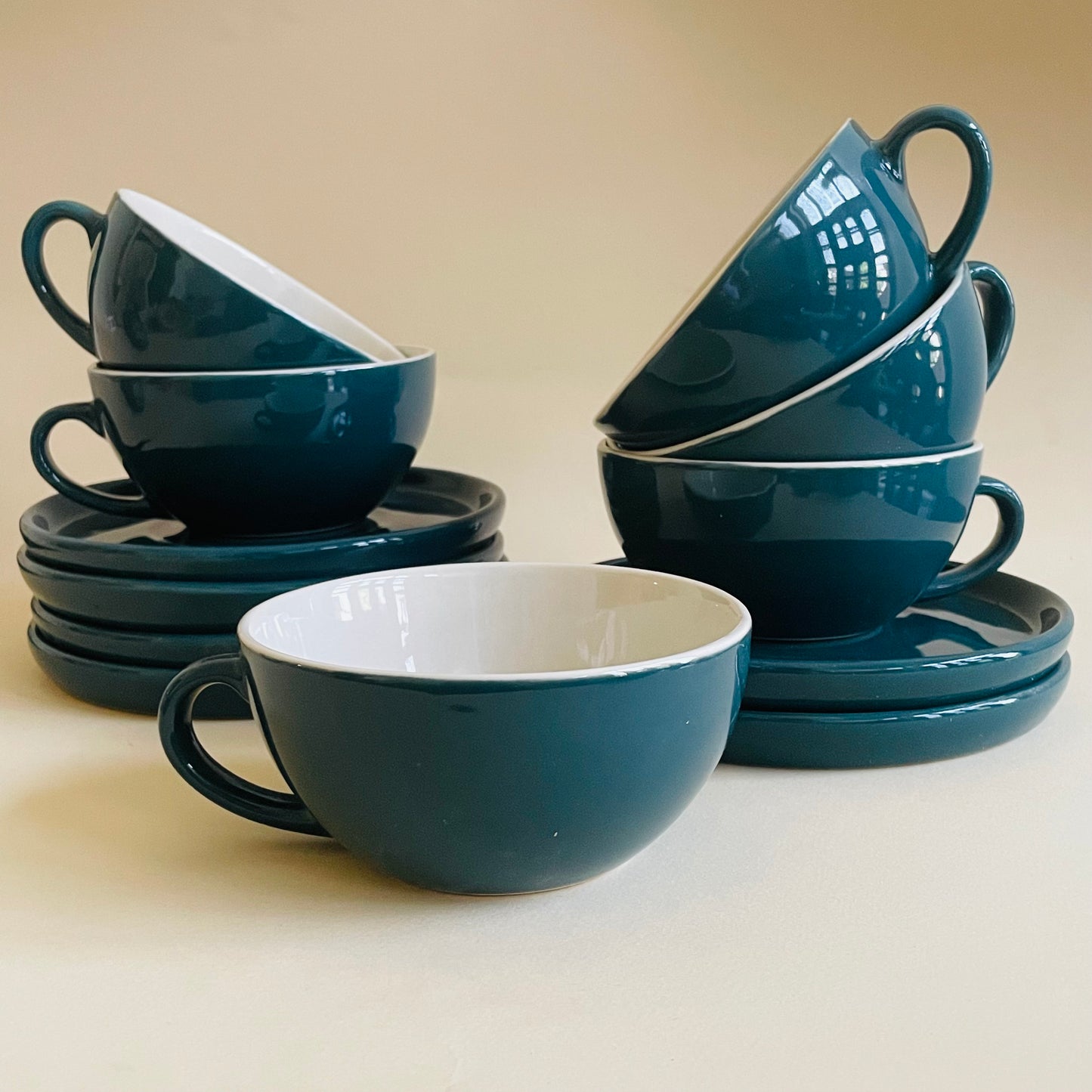 Viridi Latte Cup & Saucer Set (320ml)