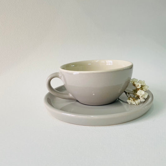Marble Latte Cup & Saucer Set (320ml)