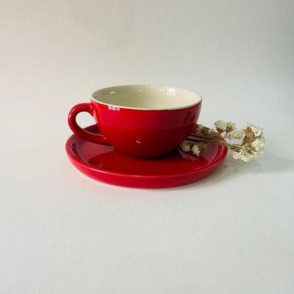 Scarlet Sip Latte Cups