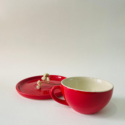 Scarlet Sip Latte Cups