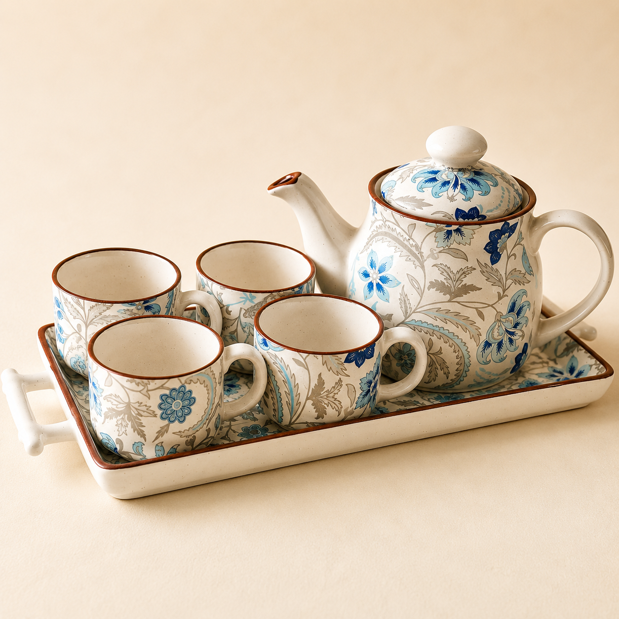 The Blue Florale Tea Ritual Set