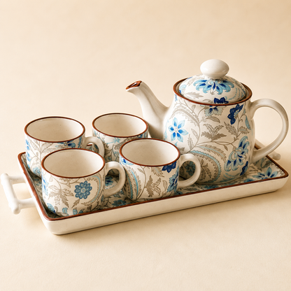 The Blue Florale Tea Ritual Set
