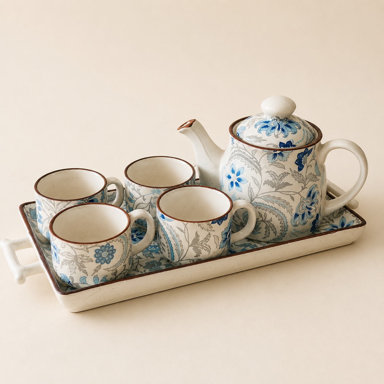 The Blue Florale Tea Ritual Set