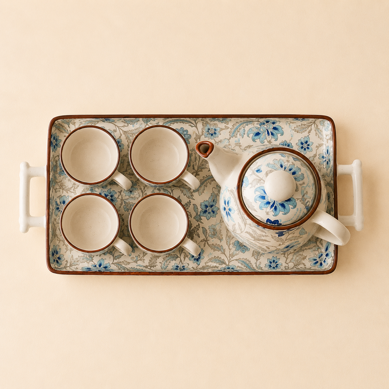 The Blue Florale Tea Ritual Set