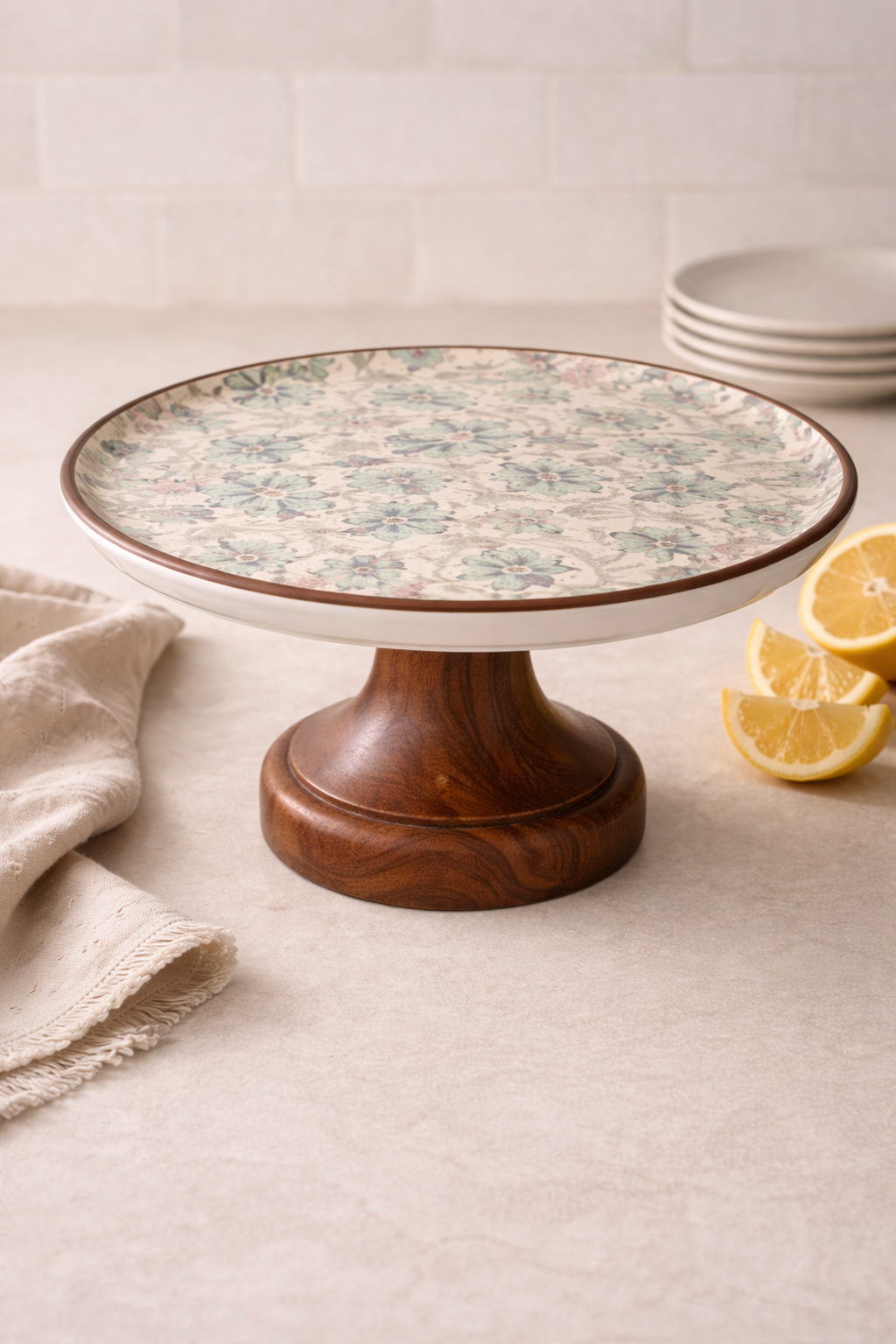 Jardin Cake Stand Round