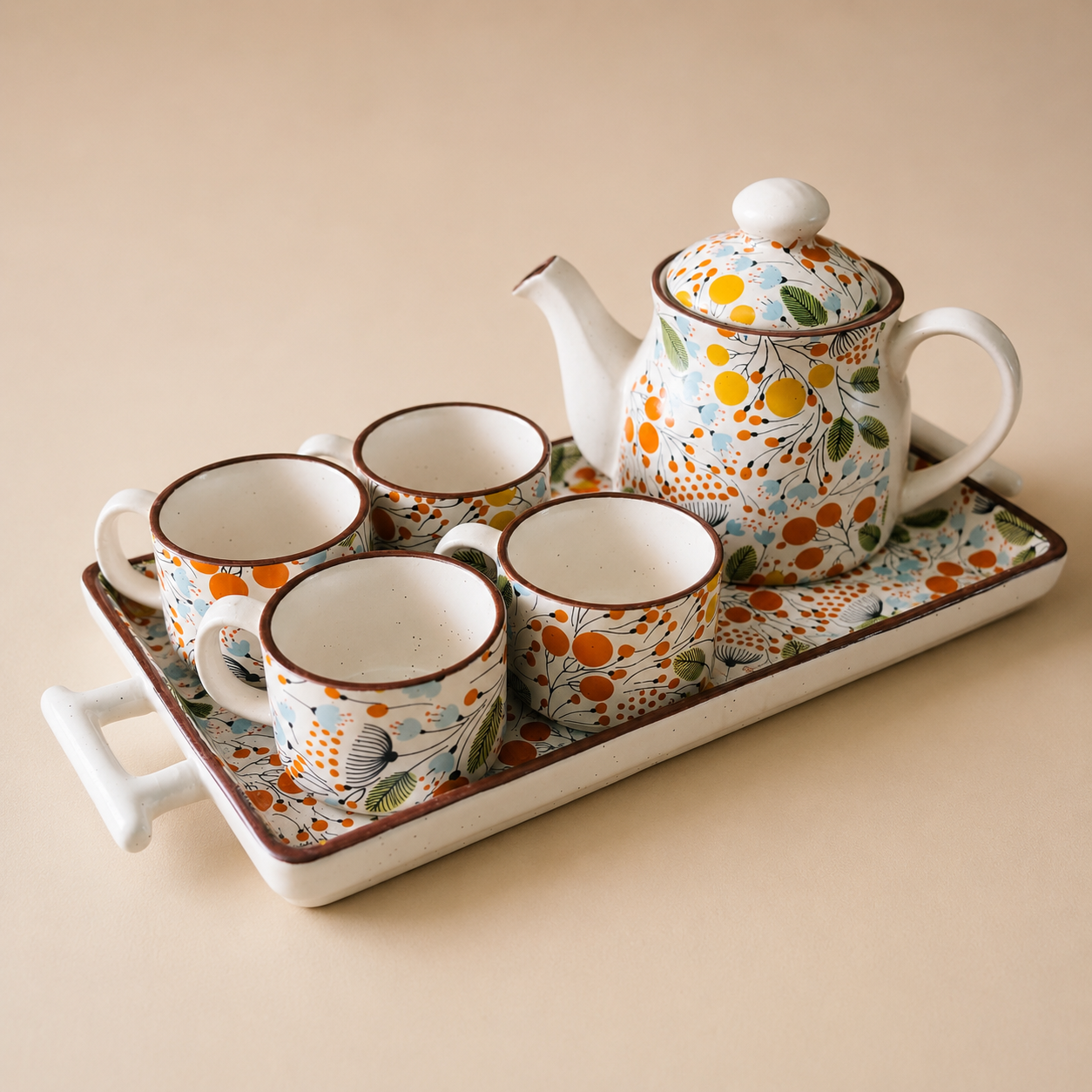 The Soleil Verdure Tea Set