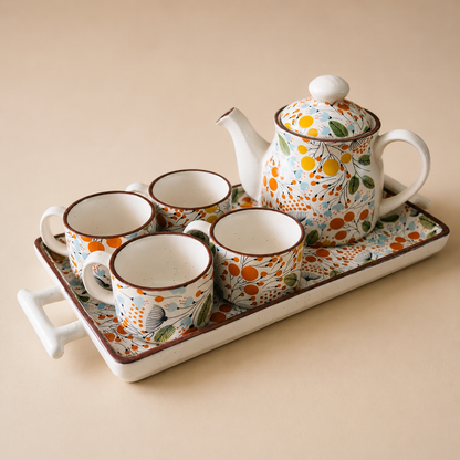 The Soleil Verdure Tea Set