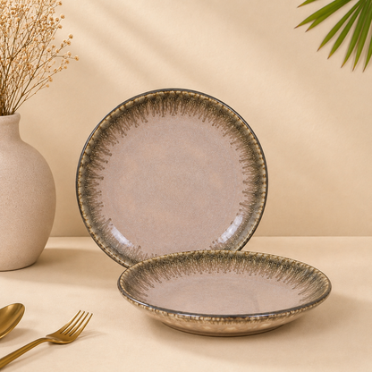 Roseate Quarter Plates