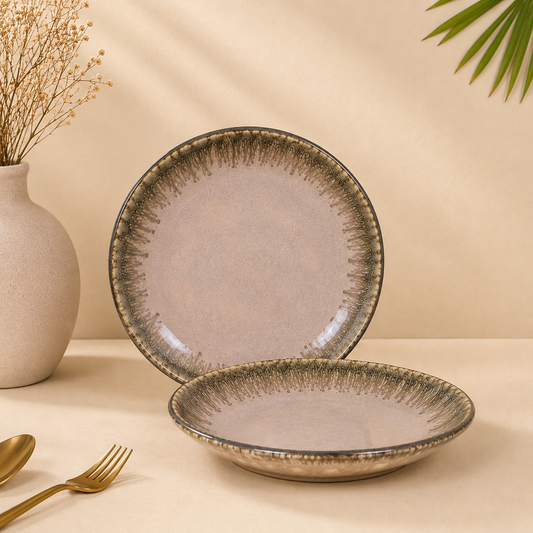 Roseate Quarter Plates