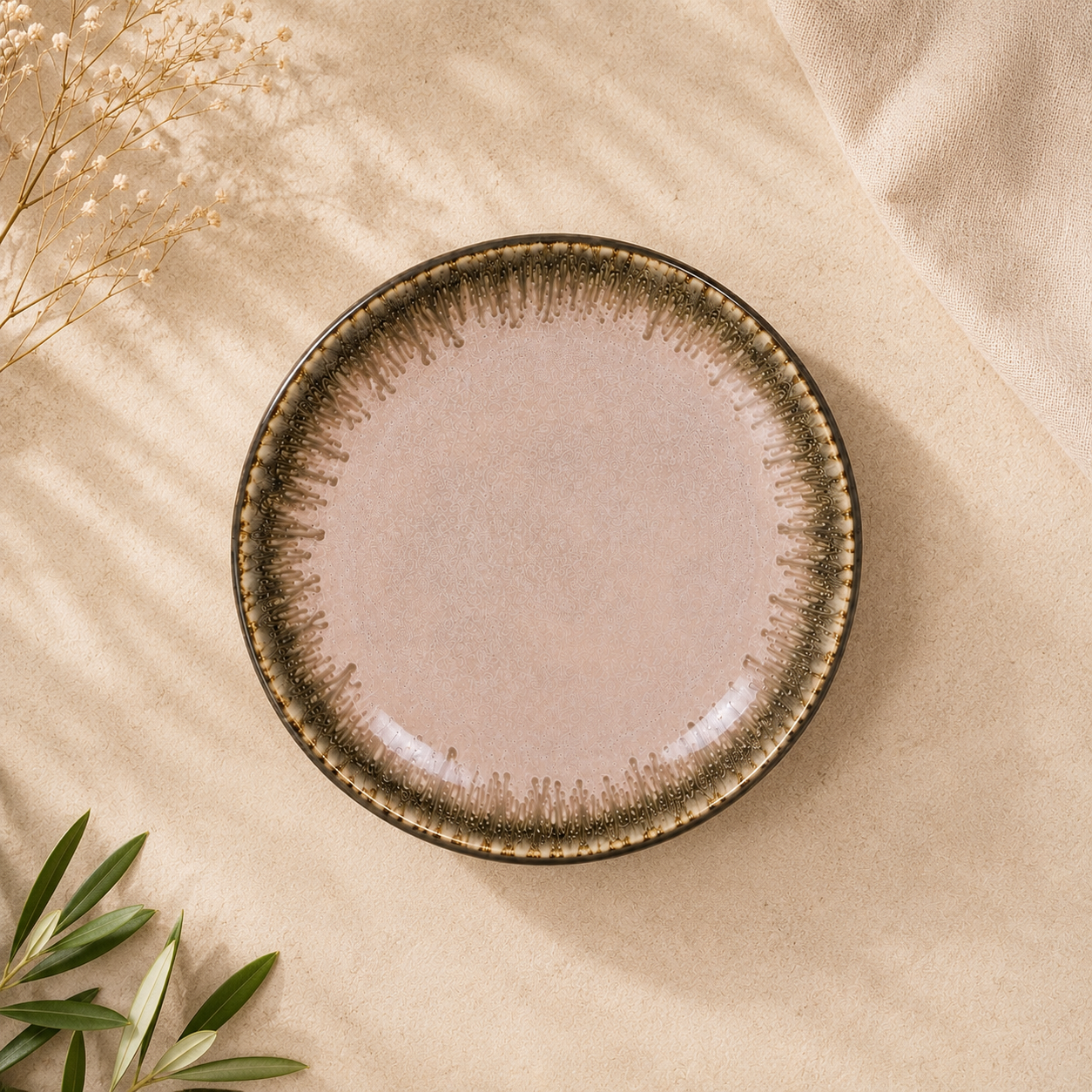 Roseate Quarter Plates