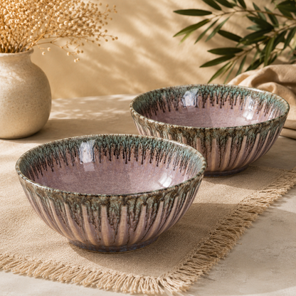 Roseate Serving Bowls