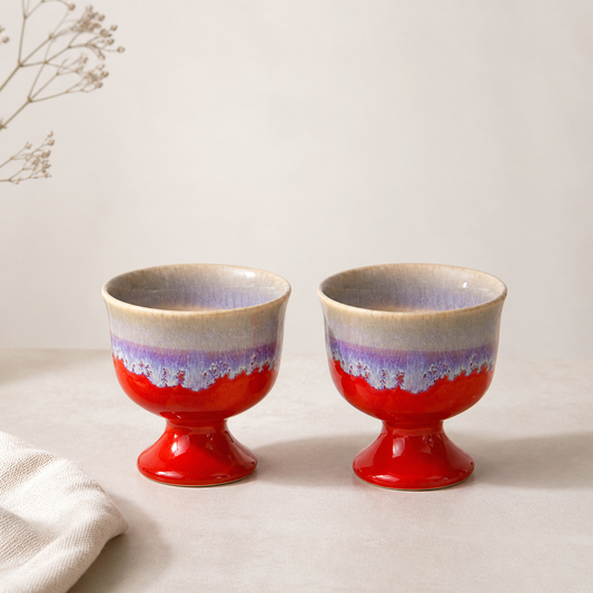Aurora Ice Cream Glasses
