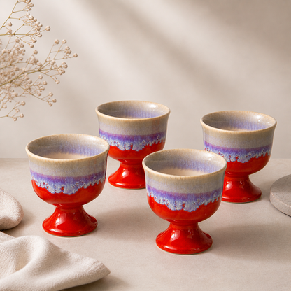 Aurora Ice Cream Glasses