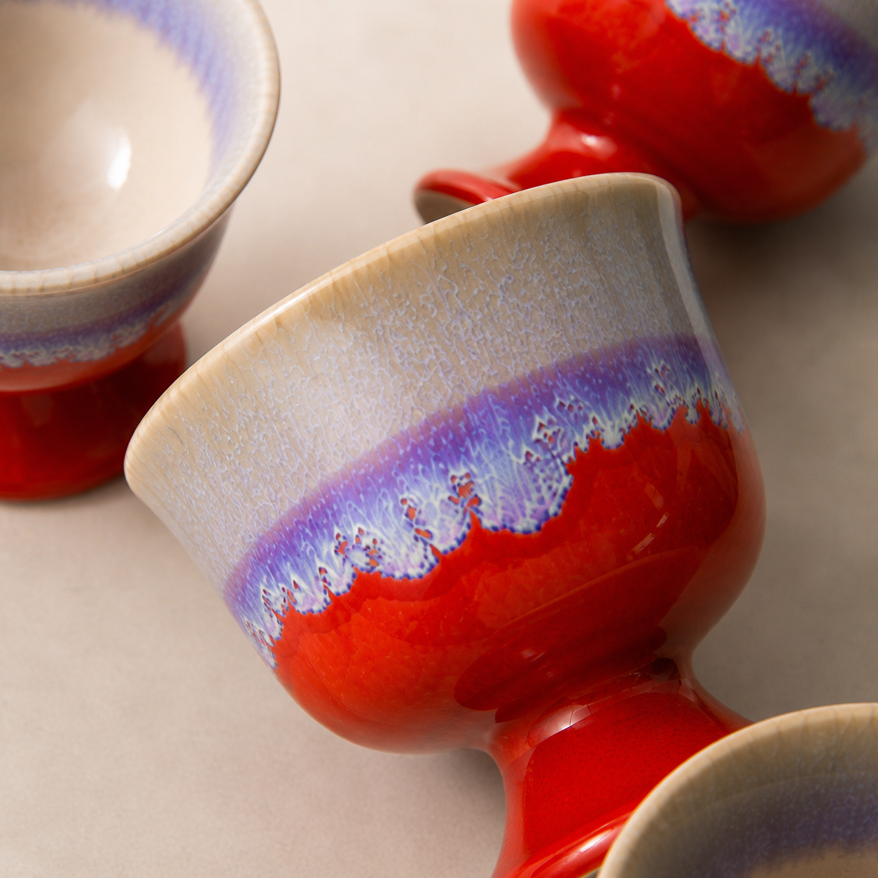 Aurora Ice Cream Glasses