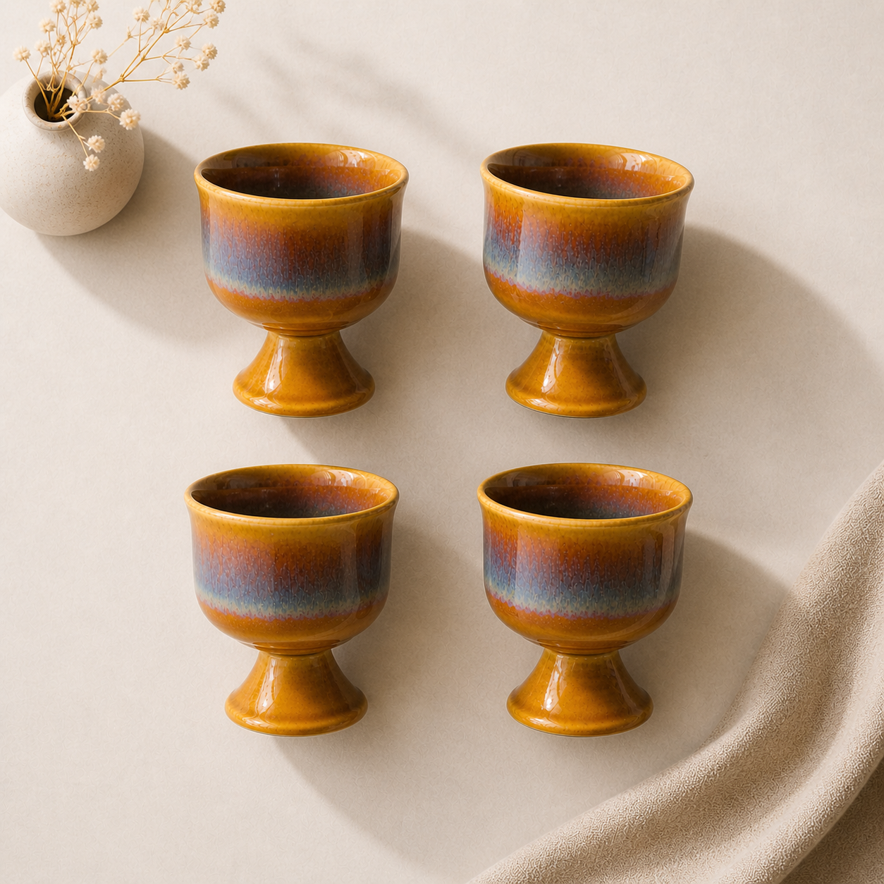 Sienna Ice Cream Glasses
