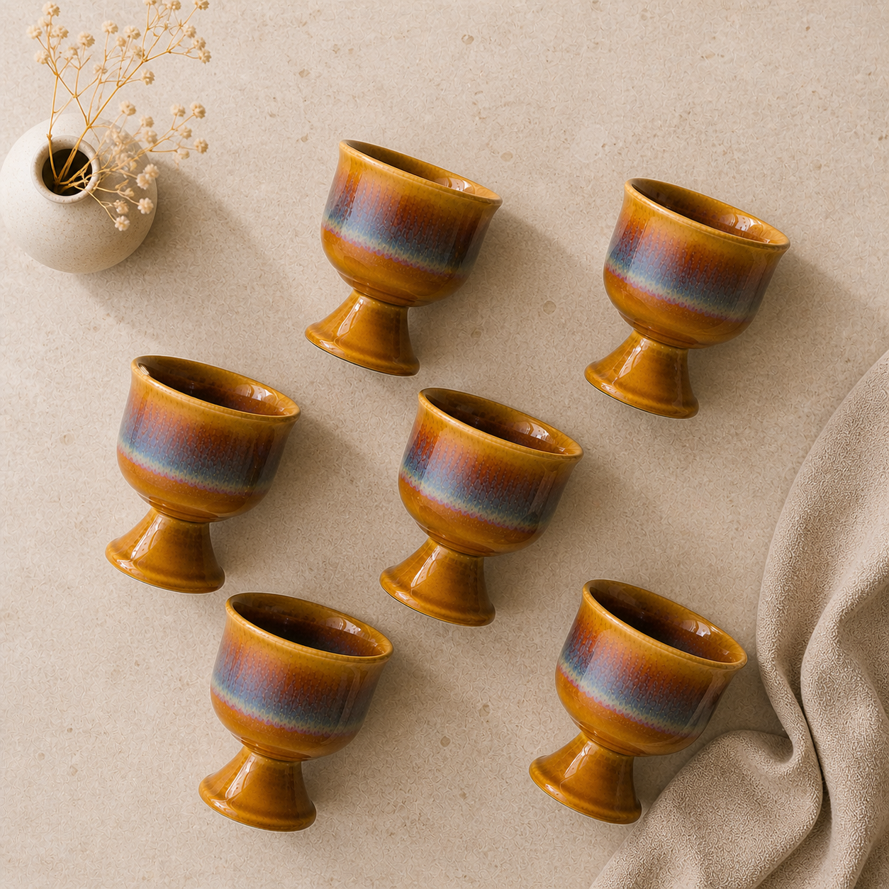 Sienna Ice Cream Glasses
