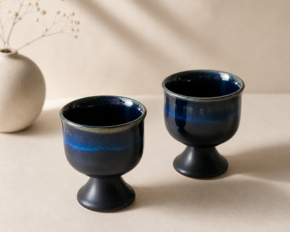 Midnight Aura Ice Cream Glasses