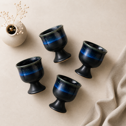 Midnight Aura Ice Cream Glasses