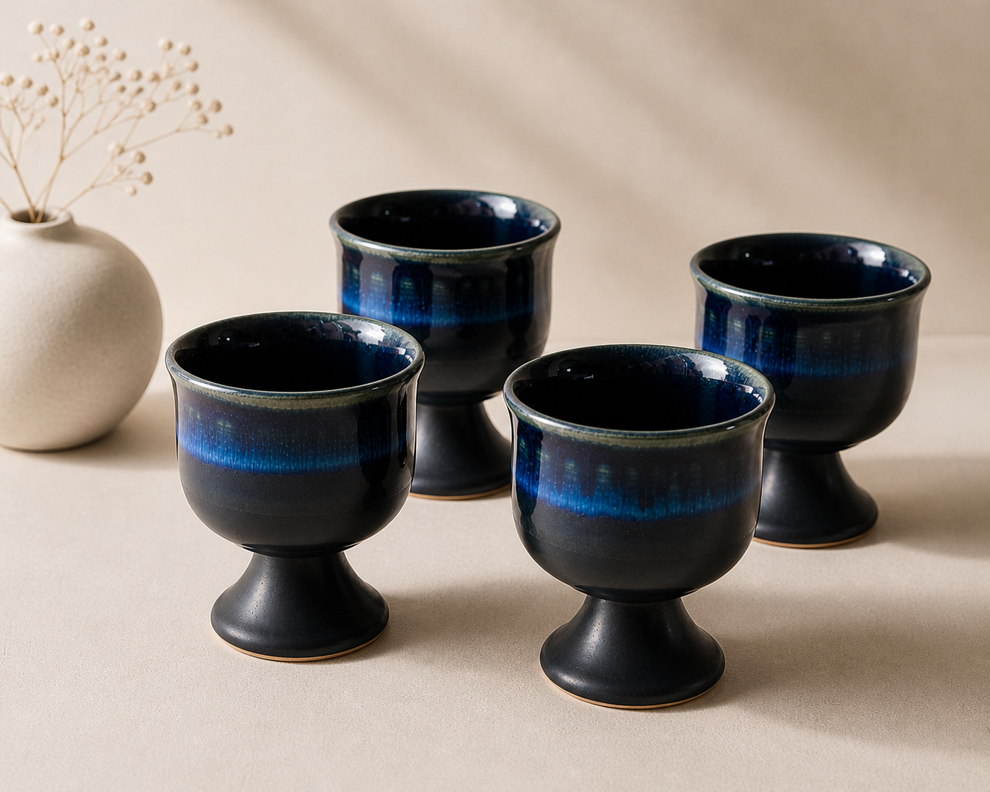 Midnight Aura Ice Cream Glasses