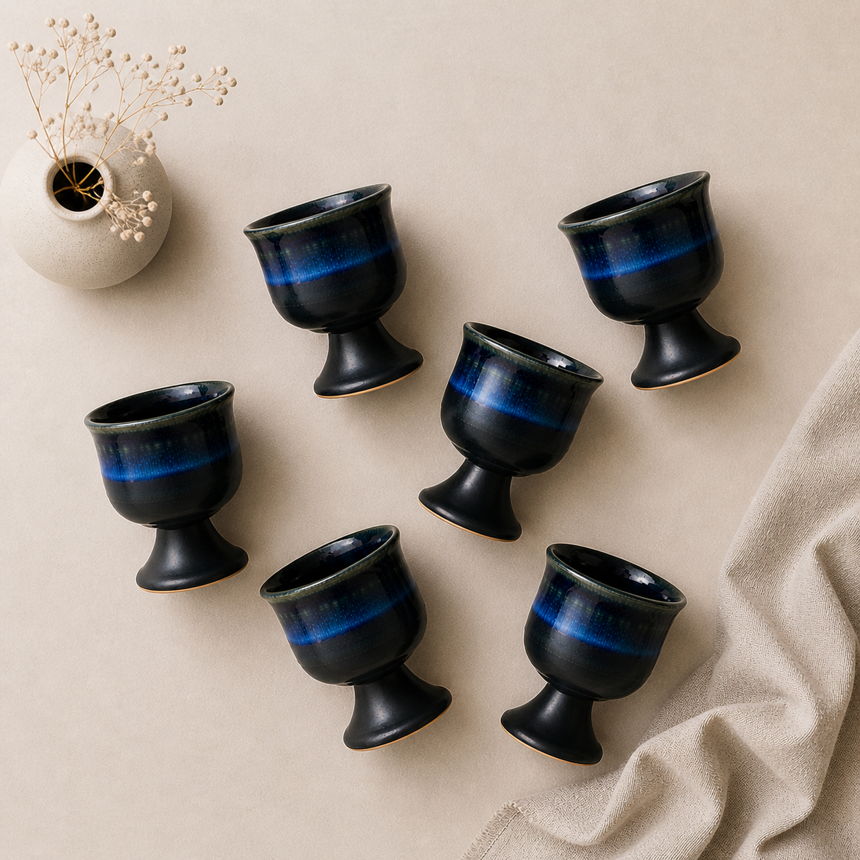 Midnight Aura Ice Cream Glasses