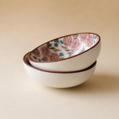 Vintage Floral Serving Bowls
