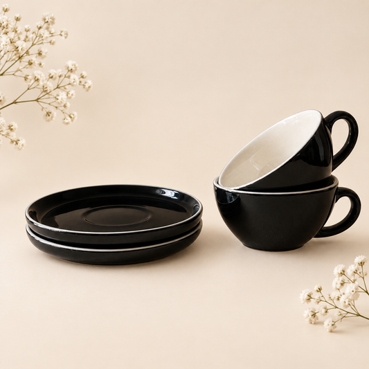 240 ml - Nightfall Latte Cup & Saucer Set