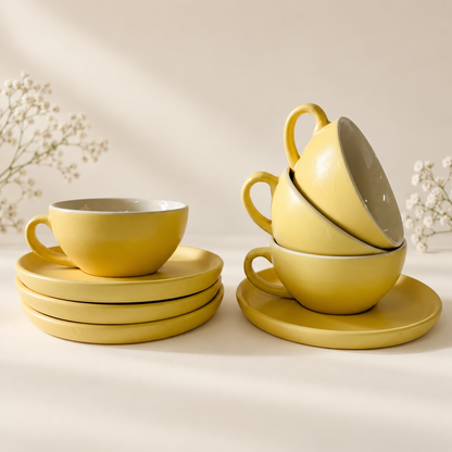 240 ml - Sunshine Latte Cup & Saucer Set