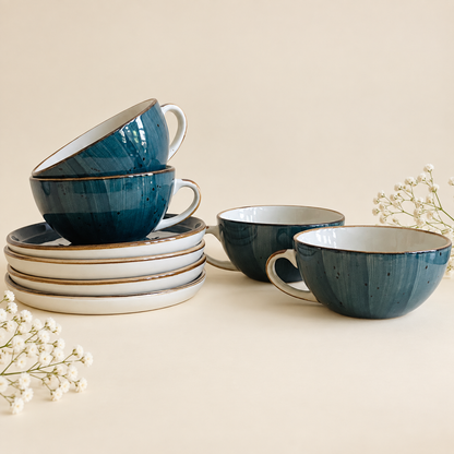 320 ml - Marine Café Cup & Saucer Set