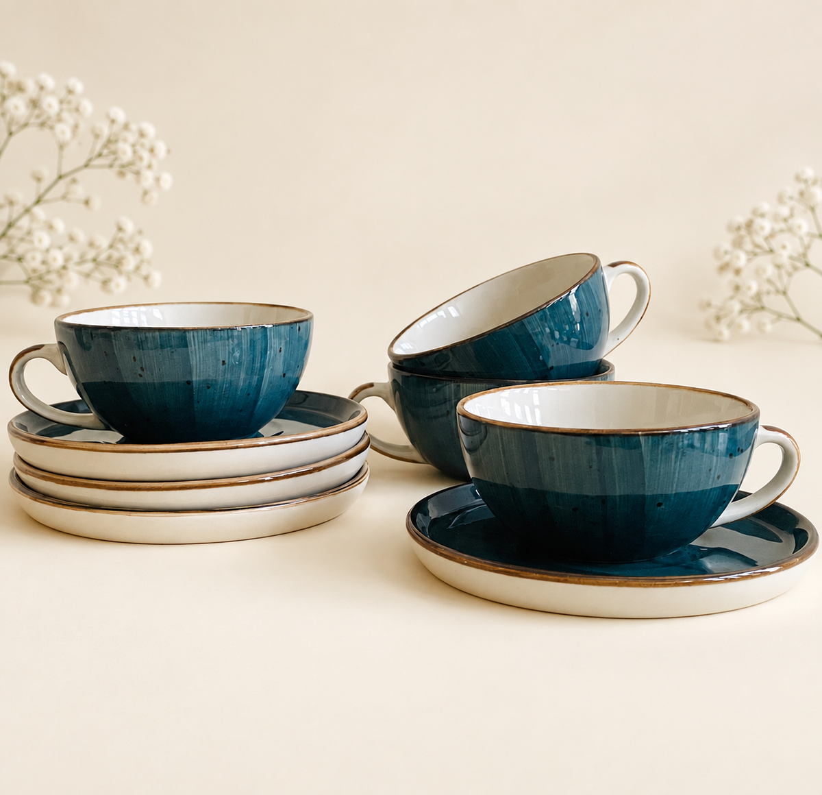 320 ml - Marine Café Cup & Saucer Set