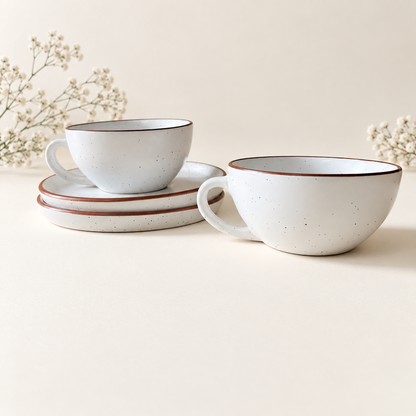 240 ml - Marbella Latte Cup & Saucer Set