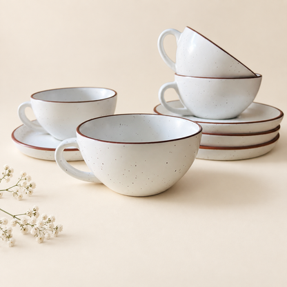 240 ml - Marbella Latte Cup & Saucer Set