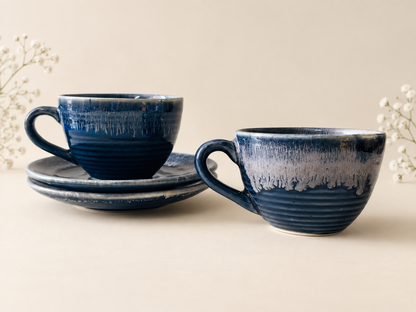 180 ml - Ocean Cappuccino Cup & Saucer Set