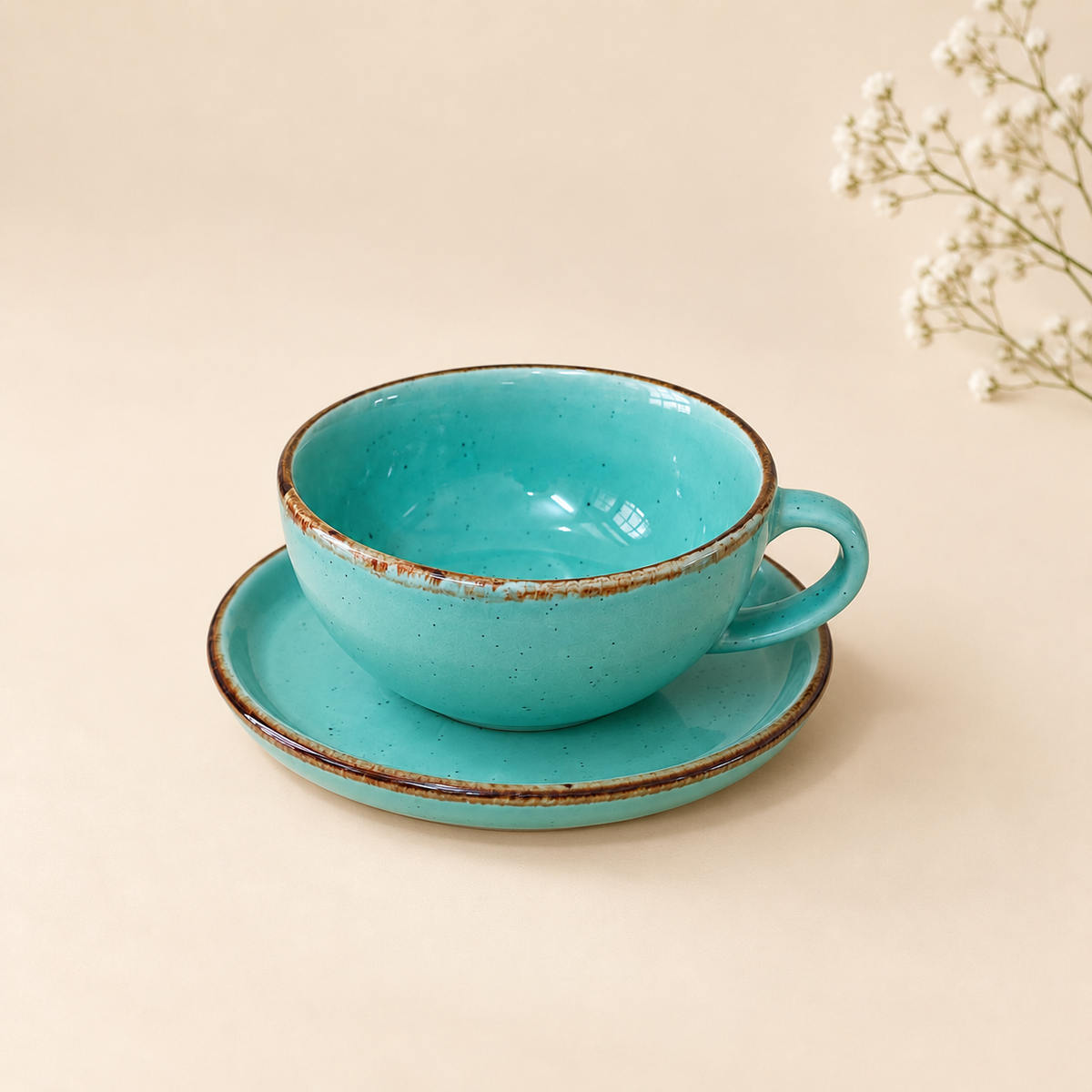 320 ml - Lagoon Café Cup & Saucer Set