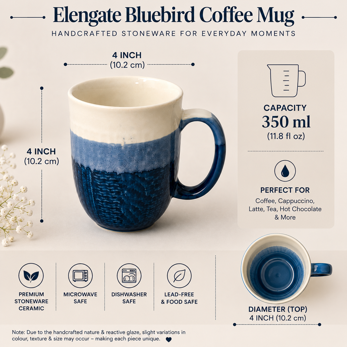 Elengate Bluebird Coffee Mug