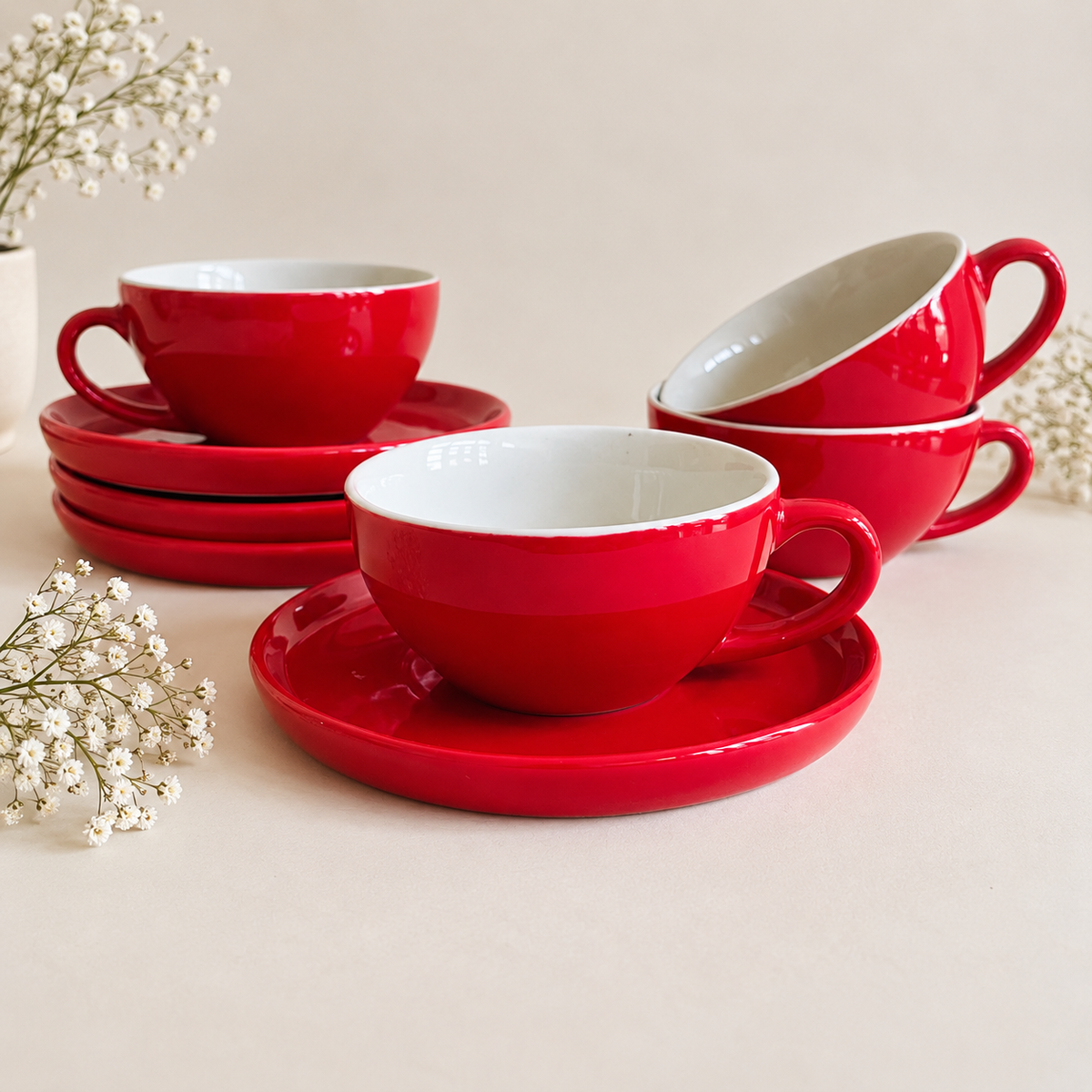 320 ml-Rouge Café Cup & Saucer Set
