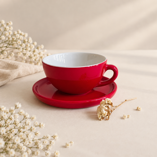 240 ml- Rouge Latte Cup & Saucer Set