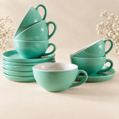 320 ml - Mint Café Cup & Saucer Set