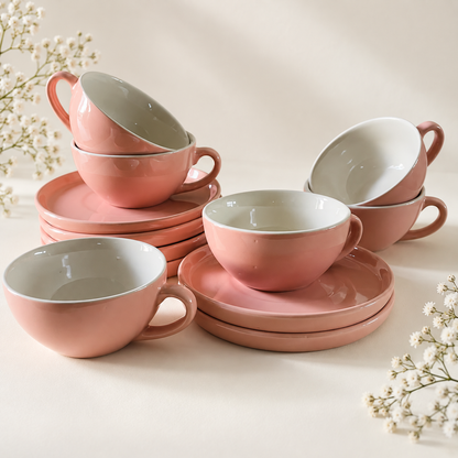 240 ml - Rosé Latte Cup & Saucer Set