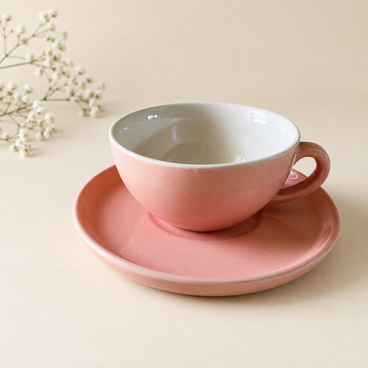 240 ml - Rosé Latte Cup & Saucer Set