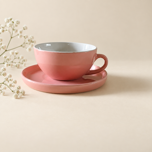 320 ml - Rosé Café Cup & Saucer Set