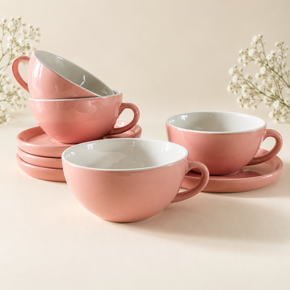 320 ml - Rosé Café Cup & Saucer Set