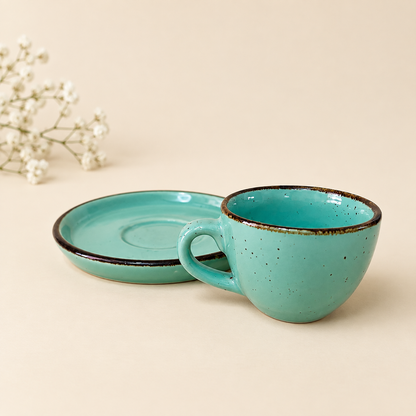 100 ml - Lagoon Espresso Cup & Saucer Set
