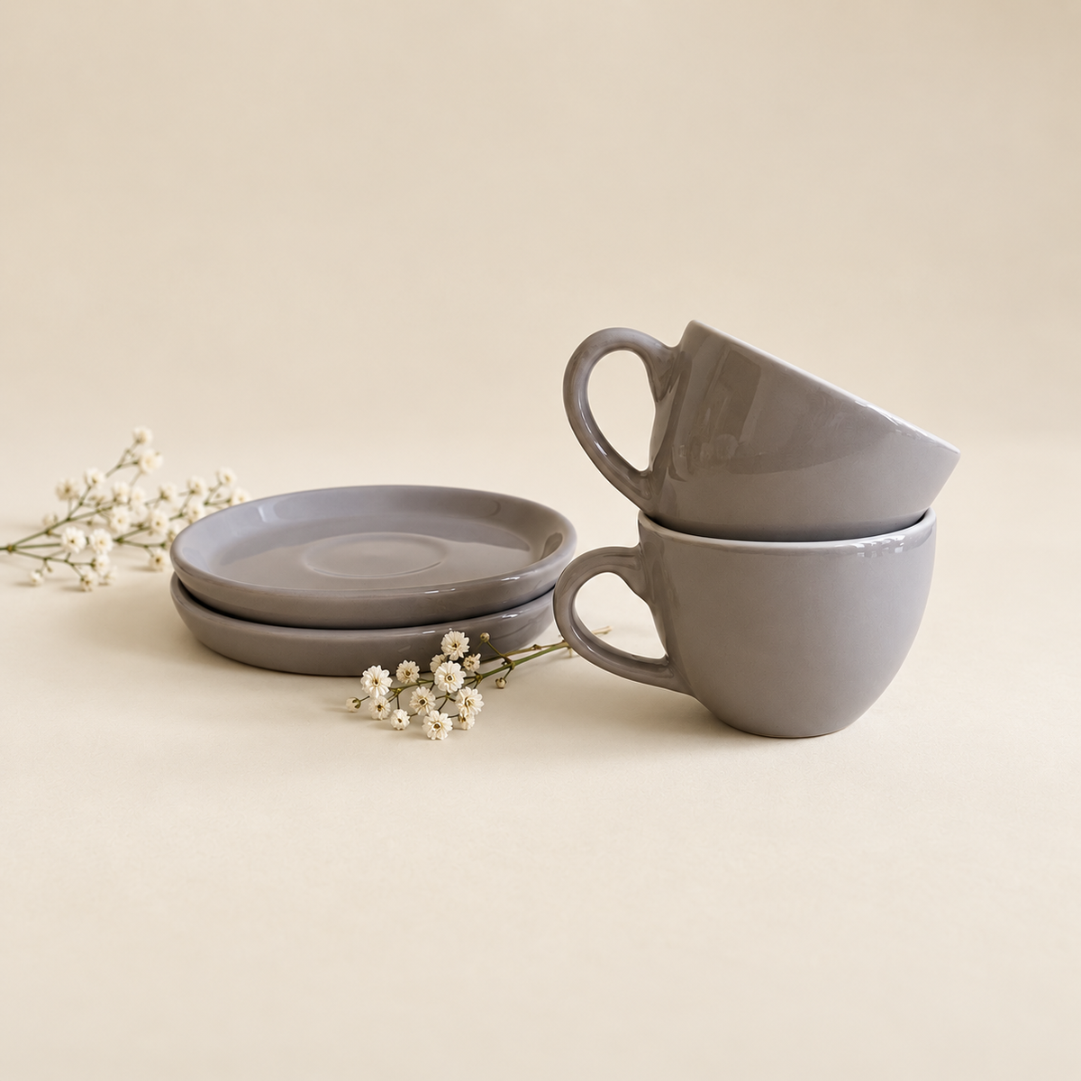 100 ml -Moon Espresso Cup & Saucer Set