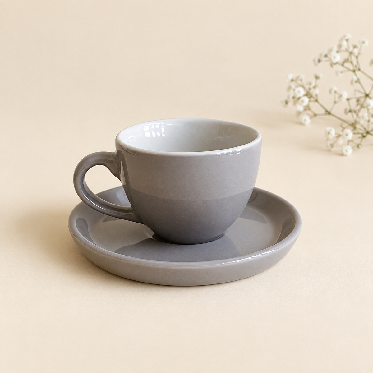 100 ml -Moon Espresso Cup & Saucer Set