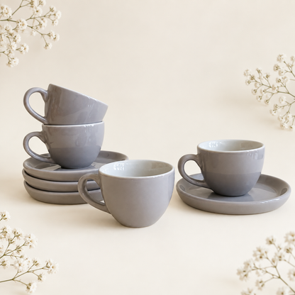 100 ml -Moon Espresso Cup & Saucer Set