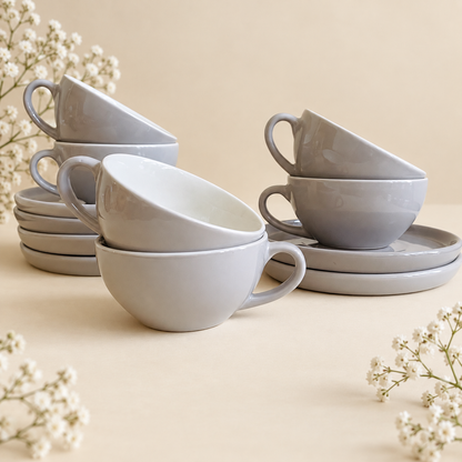 240 ml - Moon Latte Cup & Saucer Set
