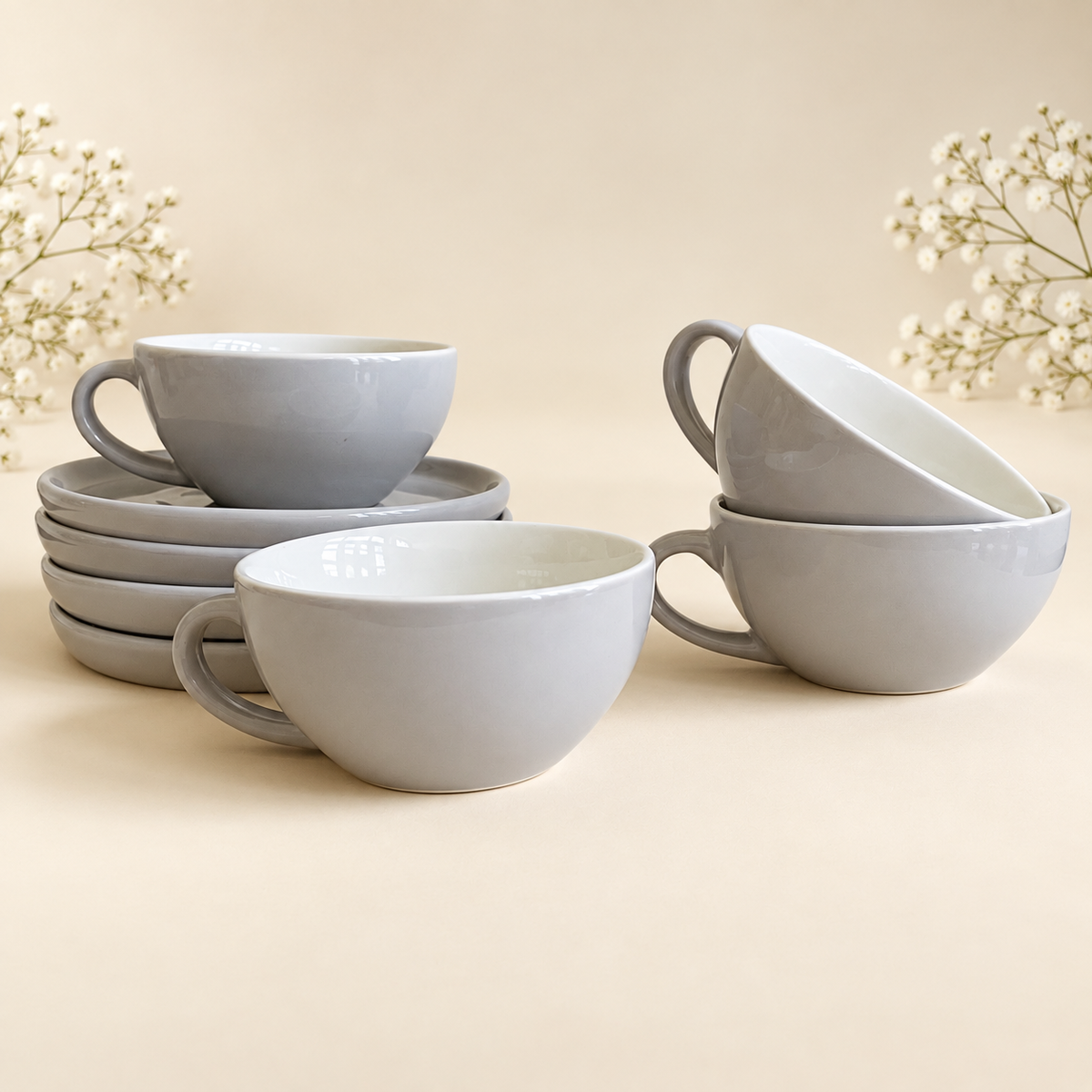 240 ml - Moon Latte Cup & Saucer Set
