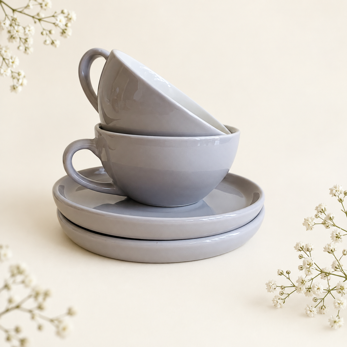240 ml - Moon Latte Cup & Saucer Set